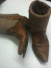 Cracked sole boots